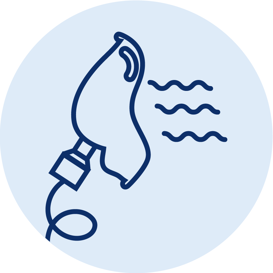 1. Versare nell’ampolla dell’apparecchiatura per aerosol o doccia micronizzata il contenuto di un flaconcino per ogni applicazione.