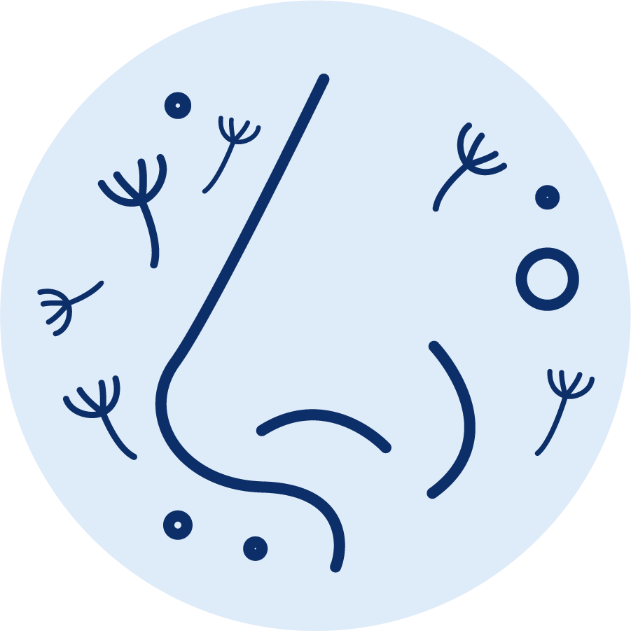 Per coadiuvare il trattamento delle riniti allergiche